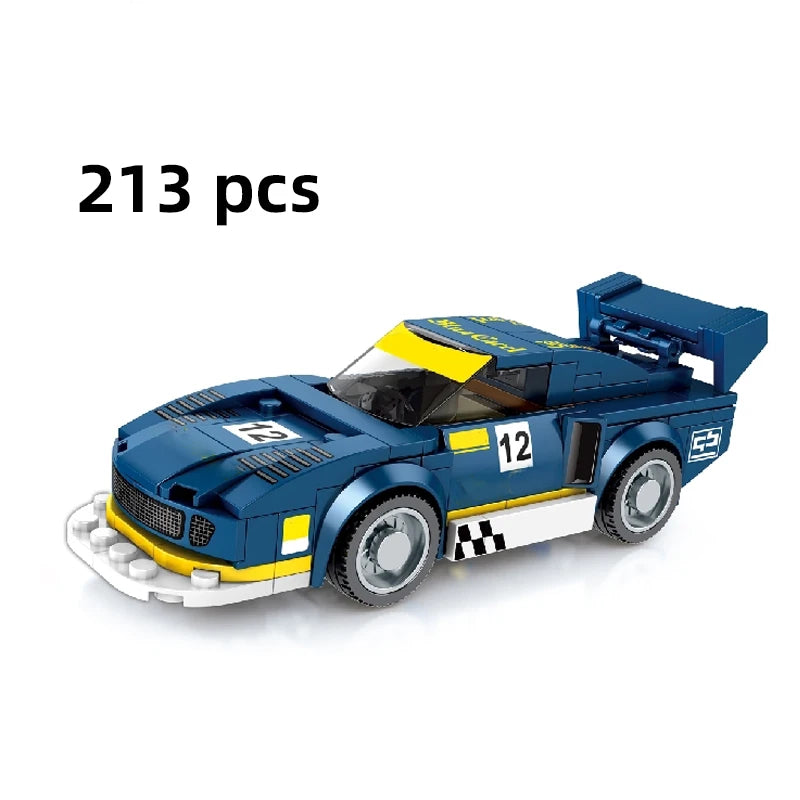 67 models City Racing Car Speed Champions Sports Building Blocks Bricks Classic Rally Super Racers F1 Great Vehicles kits toys
