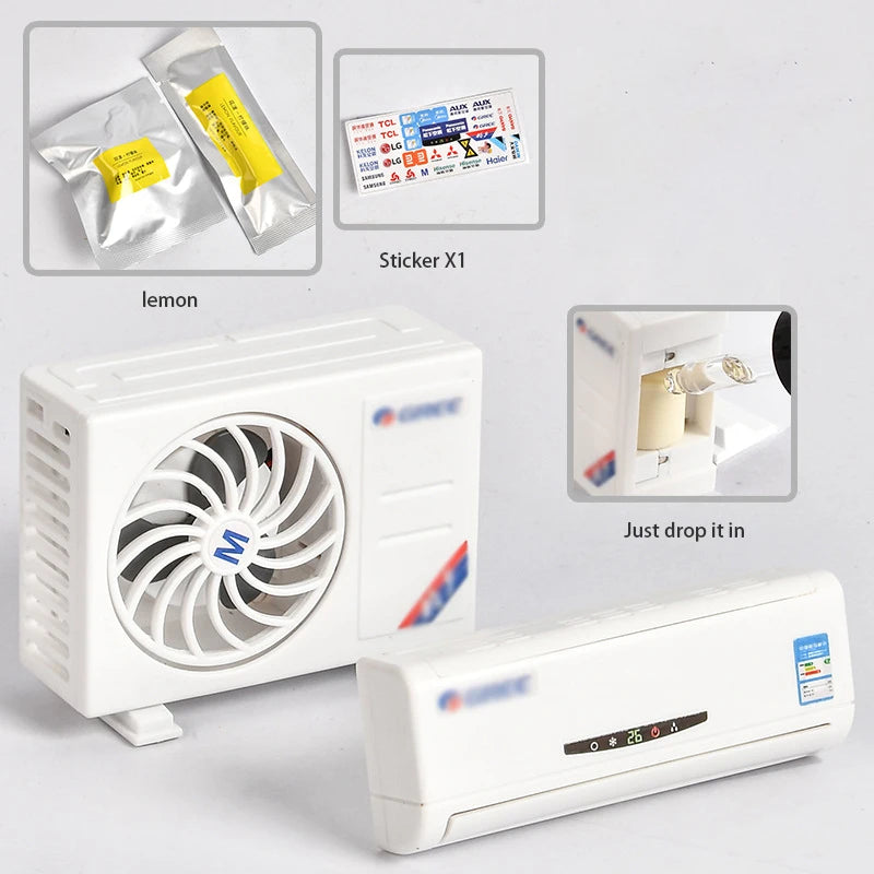 Solar Car Air Freshener Mini Air Conditioning Decorative Aromatherapy Machine Lasting Fragrance Decorative Perfume Decoration