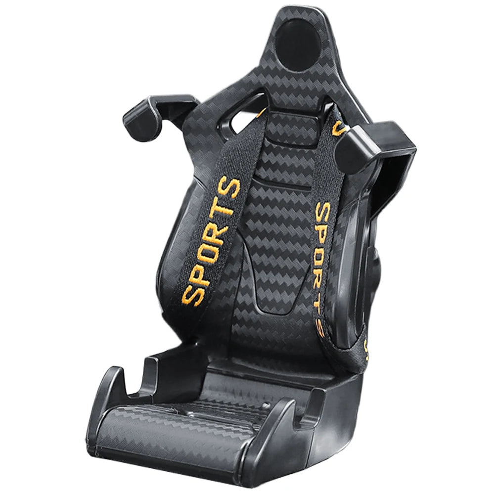 Racing Seat Design Mobile Cell Phone Support Car Phone Holder Mount Stand Anti Shaking Smartphones Clamp Stand for iPhone Xiaomi