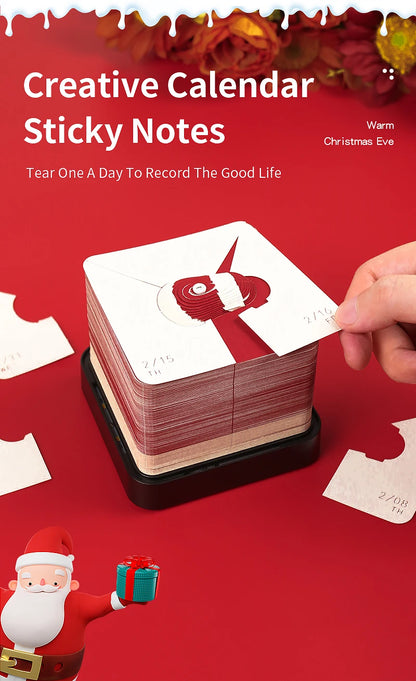 Table Calendar Tear Off Sticky Note Omoshiroi Block Custom 3D Memo Pad Notepad Christmas Funny Novelty Gifts For Children Kids
