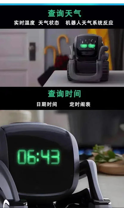Smart Vector 2.0 Robot Electronic Pet Sequence Emotional Ai Robot Machine Weather Alarm Clock 1080p Robots Desktop Ai Pets Toys