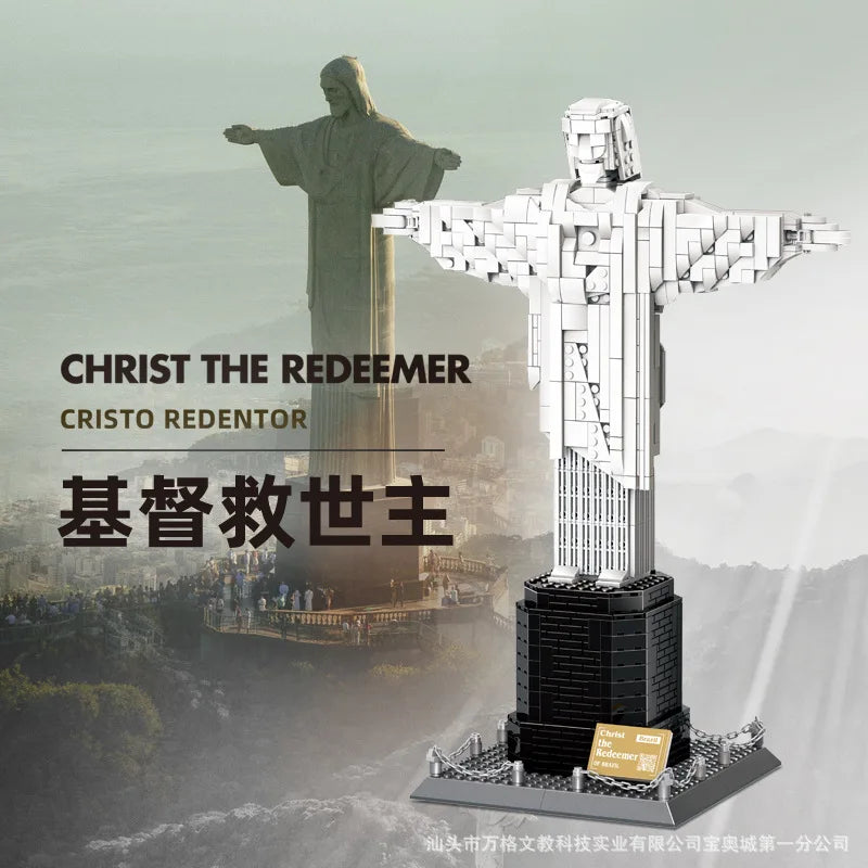 Wange Blocks World Architecture Building Bricks Castle Villa House Big Ben Church DIY Toys for Man Gifts Girl Adult Present