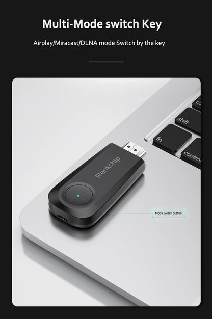 Dongle TV sans fil Wifi 1080P HDTV Projecteur Moniteur Miroir Écran Affichage Récepteur Adaptateur pour IOS Android Streaming Vidéo