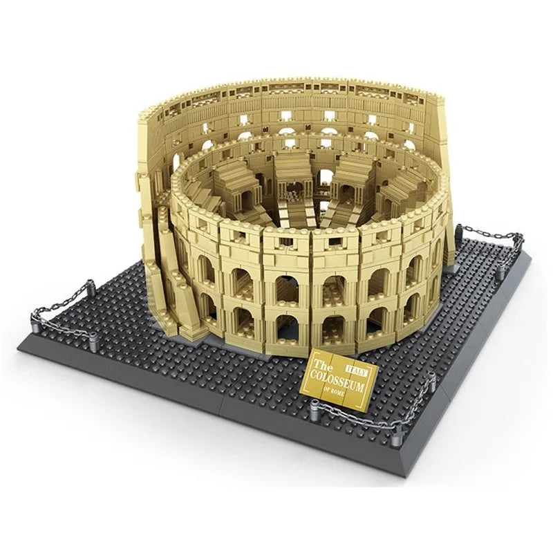 Wange Blocks World Architecture Building Bricks Castle Villa House Big Ben Church DIY Toys for Man Gifts Girl Adult Present