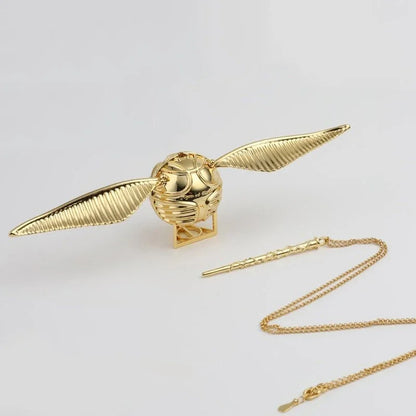 Proposal Ring Box Gold Snitch Wedding Wings Ring Boxes Luxury Gold Metal Jewelry Mystery Box Surprise Organizer for Small Things