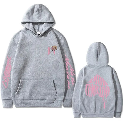 Singer Natanael Cano Amor Tumbado Pink CT Sloth Print Hoodie Men's Fashion Casual Sweatshirt Male Hip Hop Oversized Streetwear