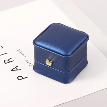 Package Case Wedding Ring Box Birthday Crown Buckle Storage Gift Box Lover Ring Box Storage Case Gift Boxes Jewelry Display