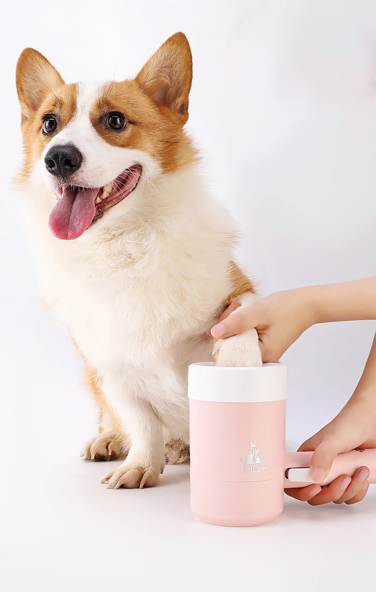 Automatic Pet Dog Foot Washer Cleaner Brush Soft Silicone needle Dog Paw Wash Cleaner Cup Paw Washing Cup Washer for Dogs Cats
