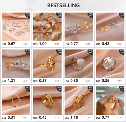 Skyrim Hollow Dinosaur Ring Stainless Steel Gold Color Tyrannosaurus Brachiosaurus Finger Rings Couple Jewelry for Women Men
