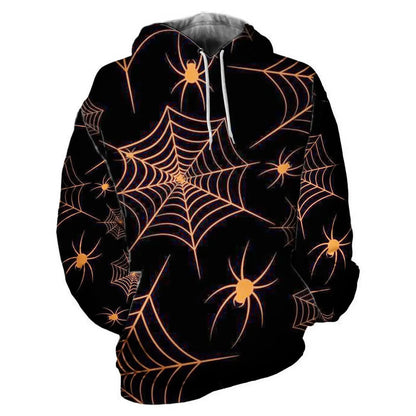 2024 Halloween Best-selling Loose Hoodie 3D Digital Printing Men's and Women's Fashion Sports Hip-hop Jumper Casual Long Sleeves