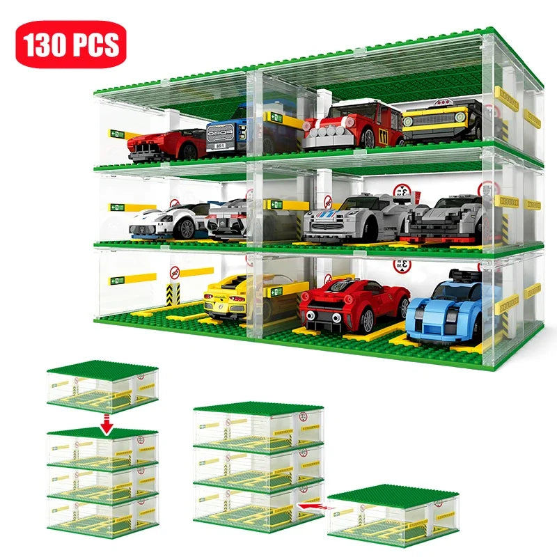 Speed Champions Series Racing Sports Vehiclea Technique Car Supercar Building Blocks Set Bricks Classic MOC Model Toys For Kids