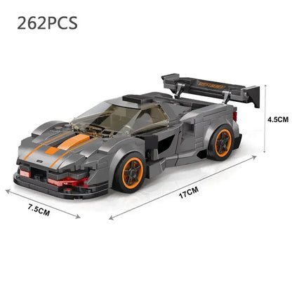 Speed Champions Series Racing Sports Vehiclea Technique Car Supercar Building Blocks Set Bricks Classic MOC Model Toys For Kids