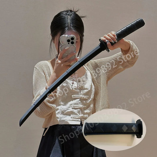 3d Gravity Straight Out Telescopic Samurai Stress Relief Toy Sword Katana Knife Decompression Toy Folding Funny Gift
