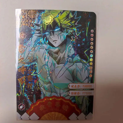 Anime Demon Slayer Kamado Nezuko Agatsuma Zenitsu Douma Akaza Sp Ssp Card Game Collection Rare Card Boy Birthday Present