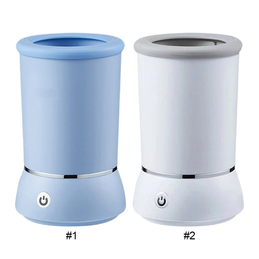 Limpiador automático de patas de perro con cepillo de silicona suave Taza para lavar las patas de las mascotas Limpiador de patas fangosas para perros y gatos