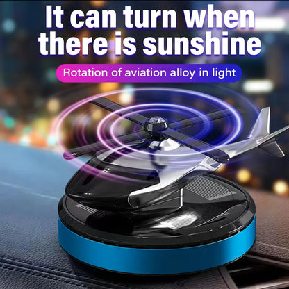Solar Powered Helicopter Scents Diffuser | Fashion Automotive Interior Decoration Accessories Purifiers for Car and Home Aromath