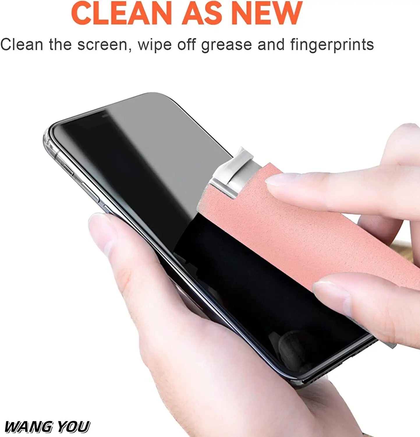 Q2 Microfiber Screen Cleaner Spray Bottle Set Mobile Phone Ipad Computer Microfiber Cloth Wipe Iphone Cleaning Glasses Wipes