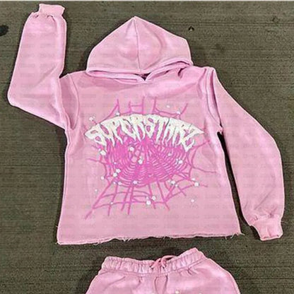 Street Y2K hoodie women Gothic 90s Print Hoodie sweatpants Kpop streetwear Sweatshirt Vintage clothing Punk Loose Hip Hop