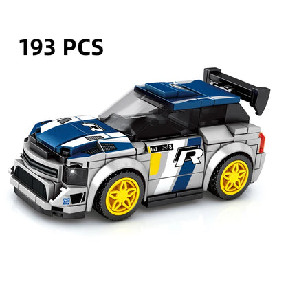67 models City Racing Car Speed Champions Sports Building Blocks Bricks Classic Rally Super Racers F1 Great Vehicles kits toys