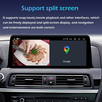 Android 14 Wireless CarPlay For BMW 5 Series F10 F11 2011 - 2017 CIC NBT System Car Radio Multimedia Video Player Navigation GPS