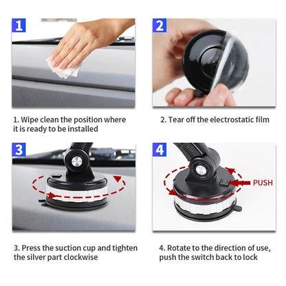 Phone Mount For Car Center Console Stack Super Adsorption Phone Holder On-Board Suck Support Clamp Bracket Universal