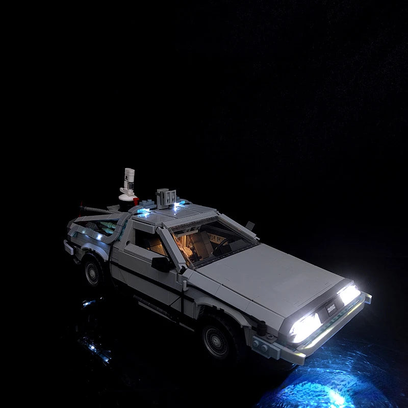 Not Included Building Blocks LED Light Kit For Back to the Future Time Machine 10300 DIY Toys Gift Only Lighting Set