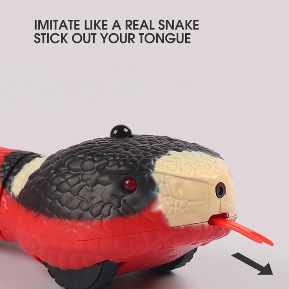 Smart Sensing Snake Automatically Sense Obstacles and Escape Interactive Cat Toys Moving Electric Cat Snake Toy for Cats
