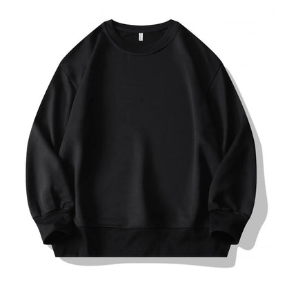 Plain Sublimation Sweatshirt Unisex Wholesale Baggy Black Hoodies Men Sweat Shirt Crew Neck Sweatshirt Men Moletons Masculinos