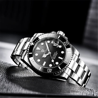 PAGANI DESIGN PD1661 Water Ghost Watch 40MM Luxury Automatic Mechanical Watches NH35 Auto Date Sport Dive BGW-9 Watch For Men