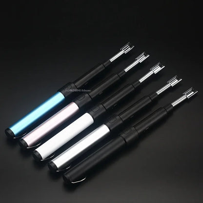 70 CM BBQ Candle USB Lighters  Long adjustable Rechargeable Kitchen Windproof Cigarette Lighters Plasma Pulsed Powerful Arc