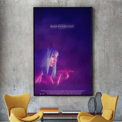 Blade Runner 2049 Movie Poster No Framed Poster Kraft Club Bar Paper Vintage Poster Wall Art Painting Bedroom Study Stickers