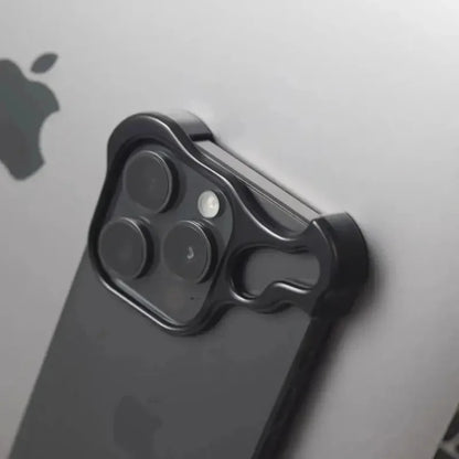 Titanium Metal Phone Case for IPhone 16 15 14 13 Pro Max Lens Film Aluminum Alloy Corner Pad Bumper Shockproof No Border Cover