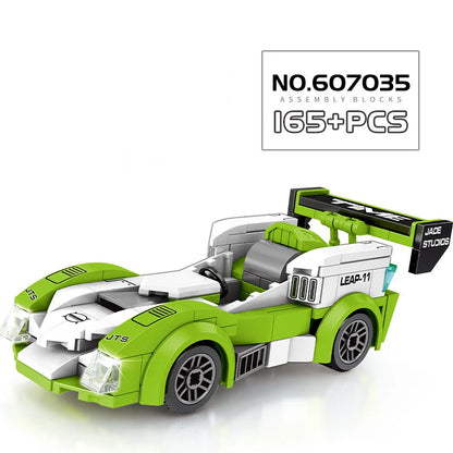 67 models City Racing Car Speed Champions Sports Building Blocks Bricks Classic Rally Super Racers F1 Great Vehicles kits toys