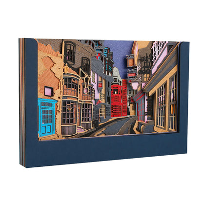 Omoshiroi Block 3D Notepad 2024 Calendar 3D Sakura Tree House Memo Pad Cute Block Notes 3D Sticky Notes Christmas New Years Gift