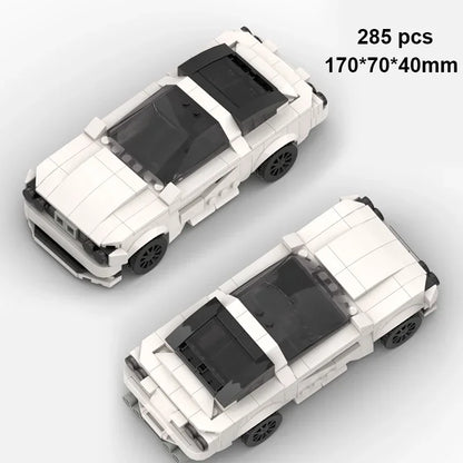 Technical Car City Speed Champion Sports MOC Ideas Creative Racing Car Building Blocks Garage Carro Rennau Voiture Vehicle Toys
