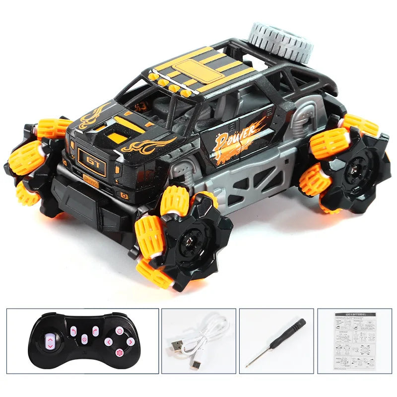 RC Car Mini Stunt Drift Car Gesture Sensing with Led Lights 2.4G Radio Remote Control Electric Toy Power Wheels Off Road Racing