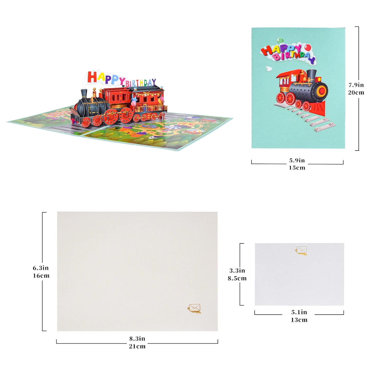 3D Pop-Up Cards Flowers Birthday Card Anniversary Gifts Postcard Maple Cherry Tree Wedding Invitations Greeting Cards