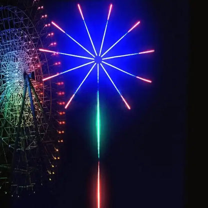 RGBIC Firework Strip Lights LED Bluetooth APP Control Neon Strip USB 5V Changing Smart Lamp Sync Music Bedroom Decor Dream Light