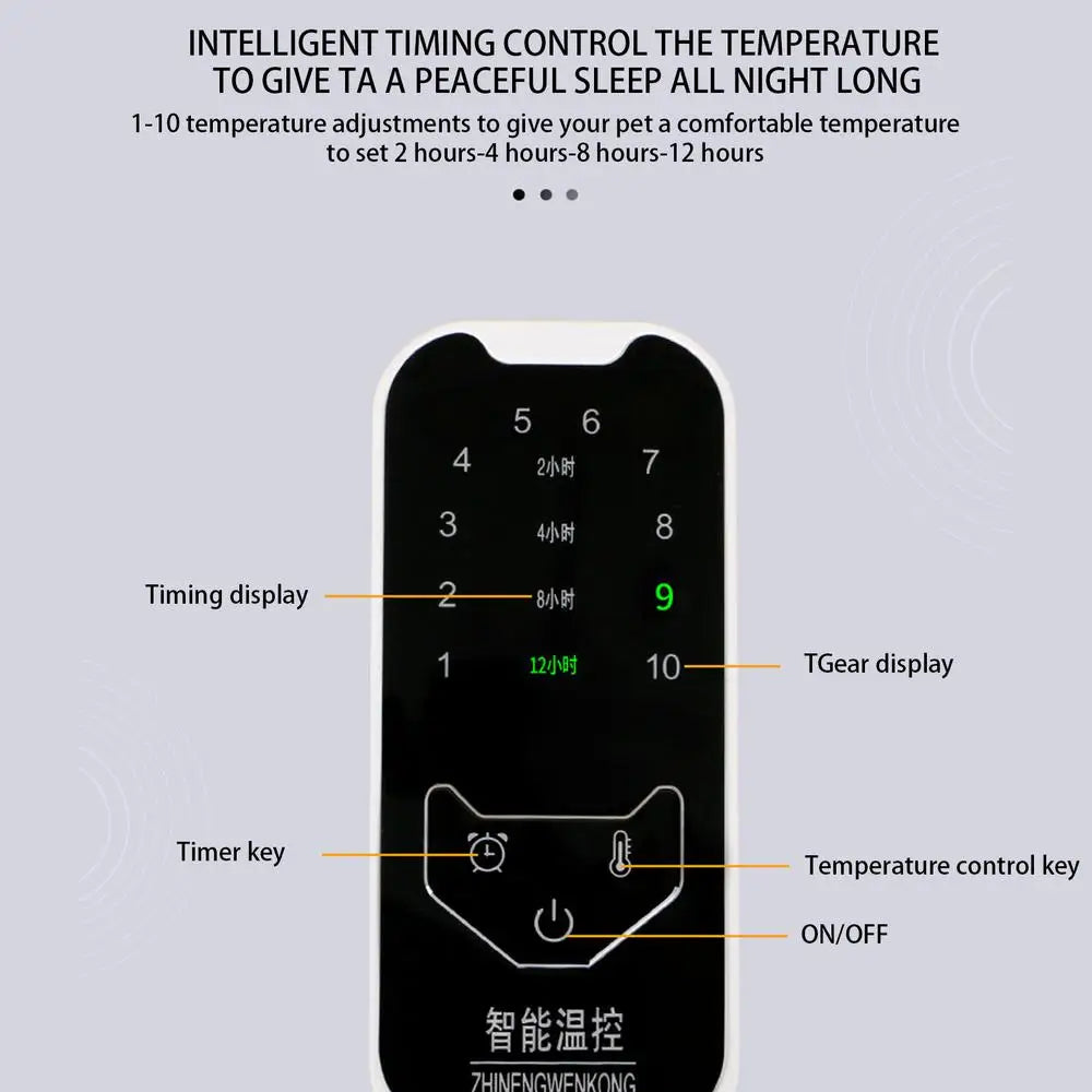 Pet Heating Pad Electrical Mat Cat Dog Waterproof Heating Pad Indoor Animals Even Heating Beddings For Cold Weather Warm Keeping