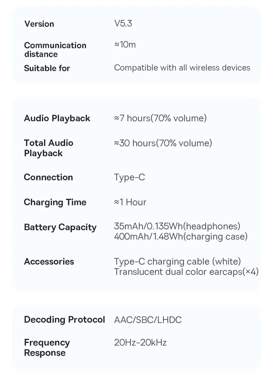 Baseus Bowie M2s Wireless Earphone Bluetooth 5.3 -48dB Active Noise Cancellation Headphone Support 3D Spatial Audio TWS Earbuds
