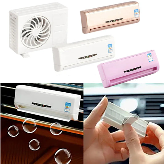 Solar Rotation Vehicle Air Freshener Conditioner Model Fragrance Perfume Car Scent Diffuser Conditioner Aromatherapy Fresheners