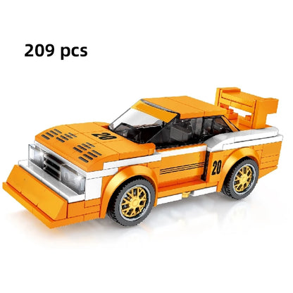 67 models City Racing Car Speed Champions Sports Building Blocks Bricks Classic Rally Super Racers F1 Great Vehicles kits toys