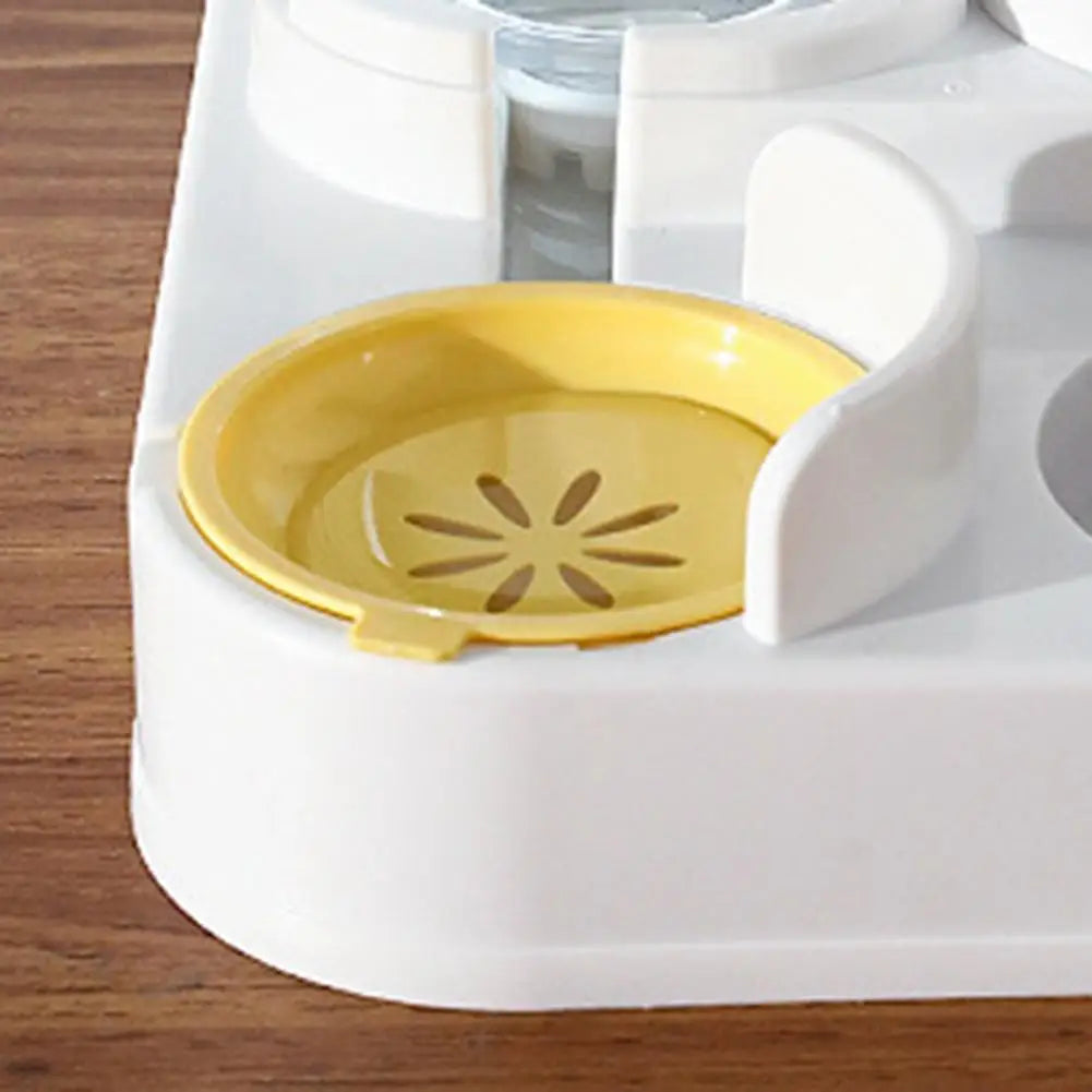 Dispensador automático de agua para perros y gatos, cuenco de comida de gran capacidad, comedero visible para mascotas, suministros para mascotas para el hogar