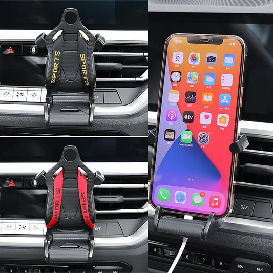 Car 360° Phone Mount for Car Phone Holder Mount Clip Mount Phone Holder, Car Vent Phone Mount for Car Cellphone Stand Air Vent