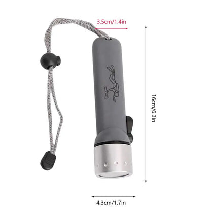 Underwater Flashlight Submarine Lights Batteried Dive Torch Snorkeling Light Underwater TPC-7 Waterproof LED Submersible Safety