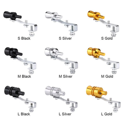 Aluminum Alloy Car Roar Maker Turbo Sound Whistle Universal Turbo Exhaust Whistle Sound Booster Blow Off for Car Styling Tunning