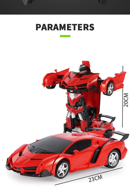 RC Car Transformation Robots Sports Vehicle Model Drift Car Toys Cool Deformation Car Christmas Birthday Gifts for Boys Girls