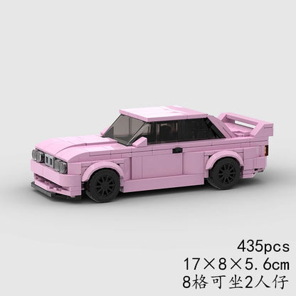 Racing Car City Speed Champions Sports Model Building Blocks DIY Bricks MOC Toy Classic Rally Super Racers Vehicle f1 technique