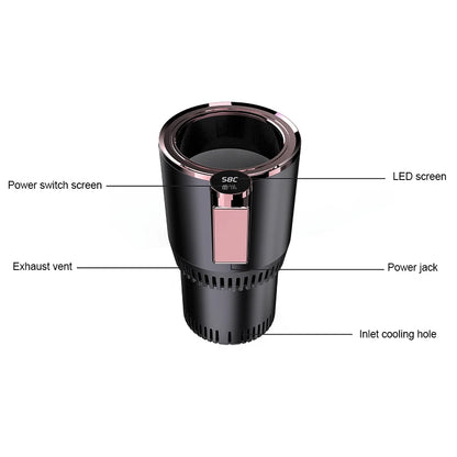 Smart Car Smart Hot And Cold Cup Drinks Holders Home Office Fast Refrigeration Heating Insulation Electric Cup Mini refrigerator