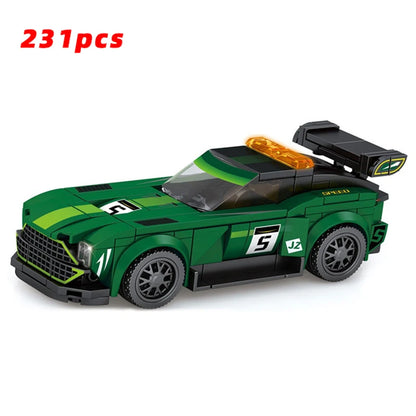 67 models City Racing Car Speed Champions Sports Building Blocks Bricks Classic Rally Super Racers F1 Great Vehicles kits toys